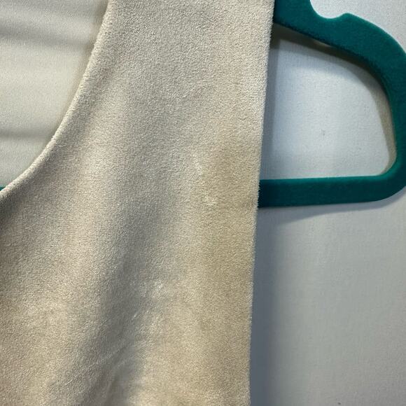 BCBGmaxazria Alaina Faux Suede Vegan Front Zip Mini Dress 8 - Picture 4 of 8